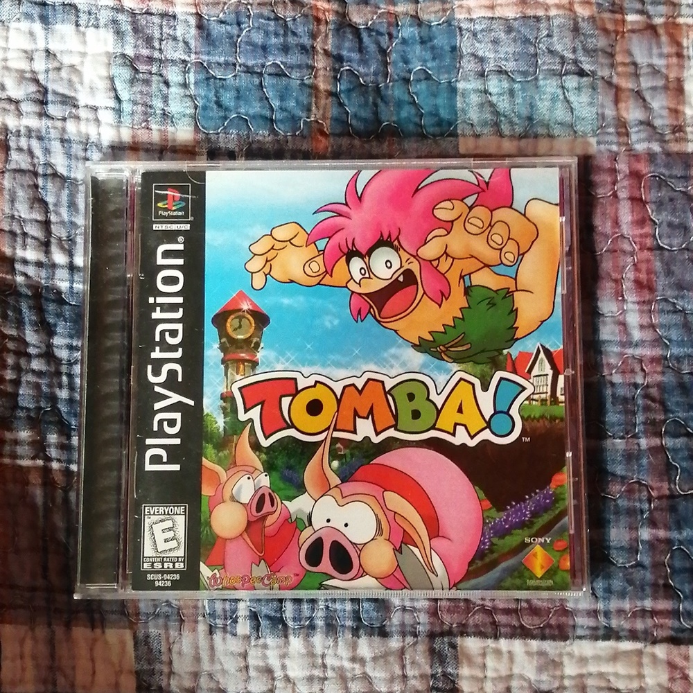 RARE Tomba video game for the original Sony Playstation (PS1)